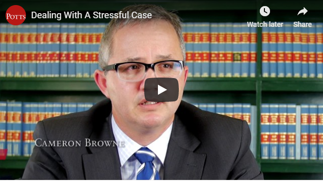 dealing with stressful case