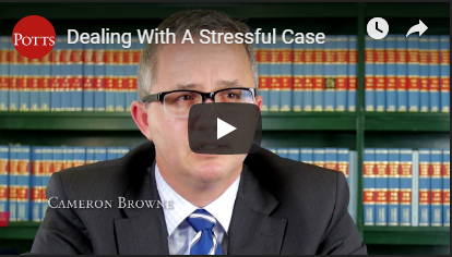 potts lawyers on dealing with stressful case
