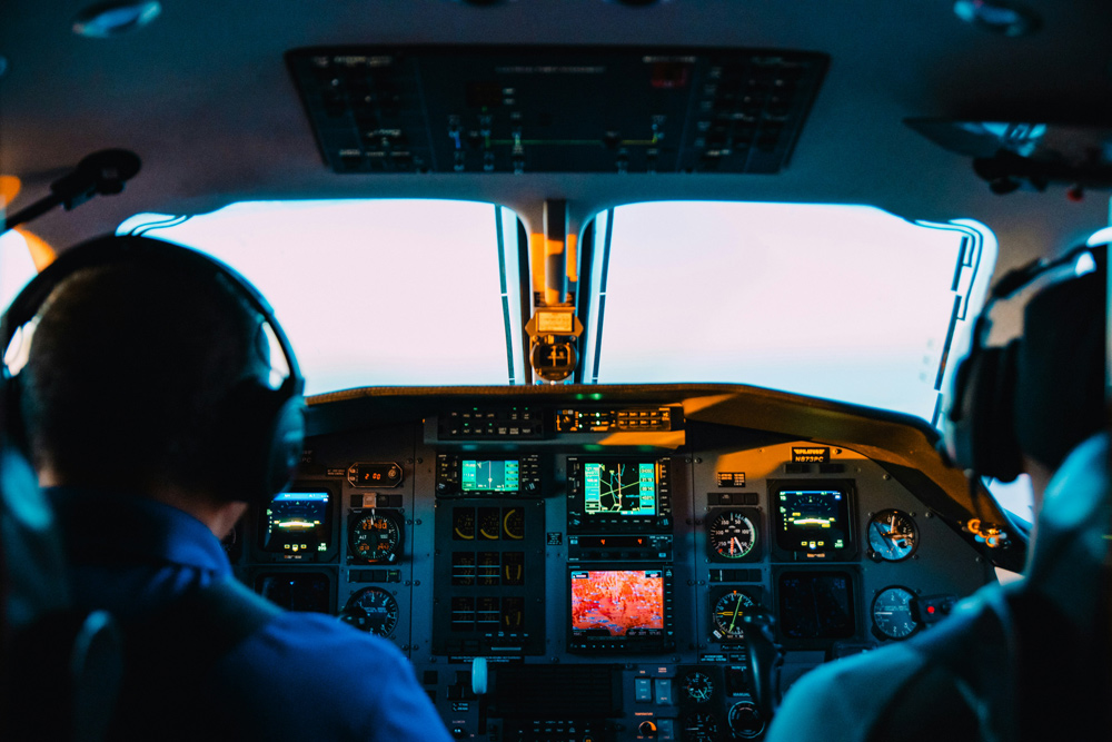 pilots in aircraft